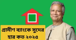 গ্রামীণ ব্যাংকের সুদের হার